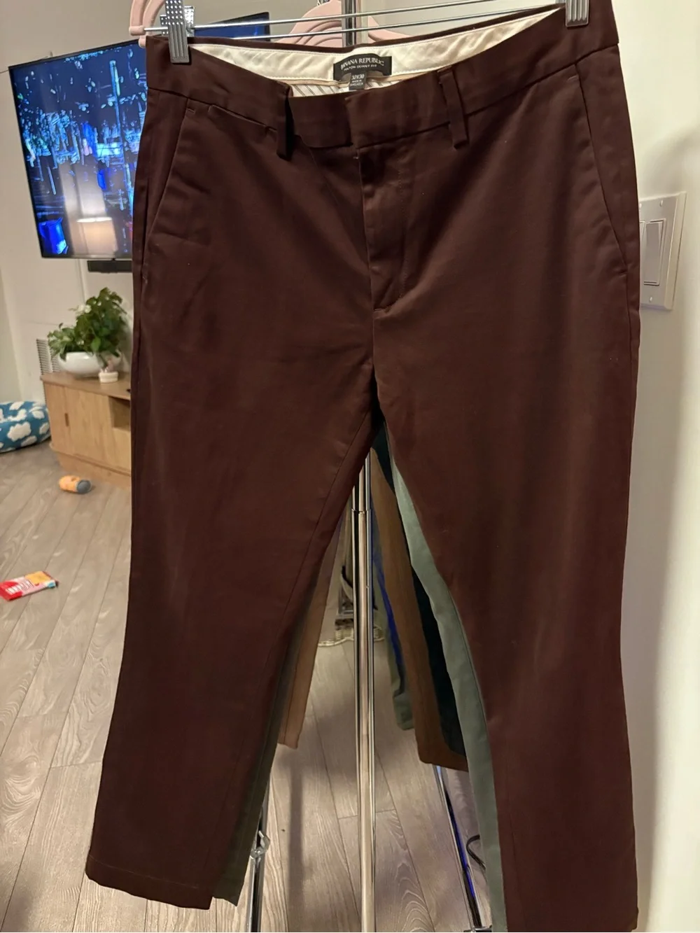 Banana Republic Brown Slim Chino Pants